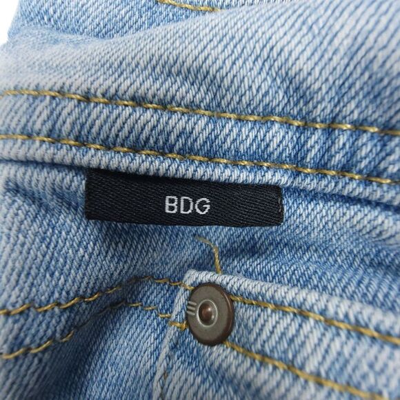 URBAN OUTFITTERS BDG 90s Skinny Skater Jeans Light Wash Denim Mens 30 x 30.5" - Picture 7 of 8